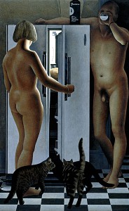 Refrigerator — painting by Alex Colville